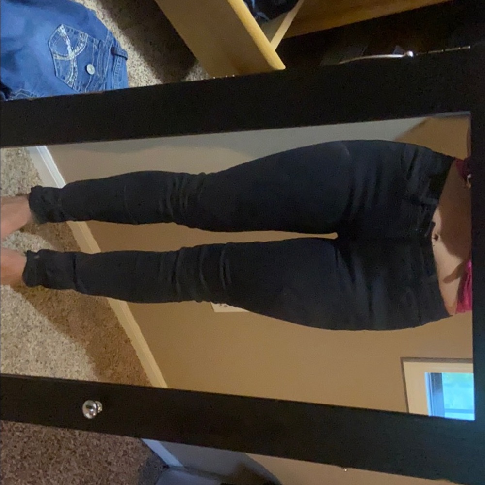 Black Kancan stretch denim